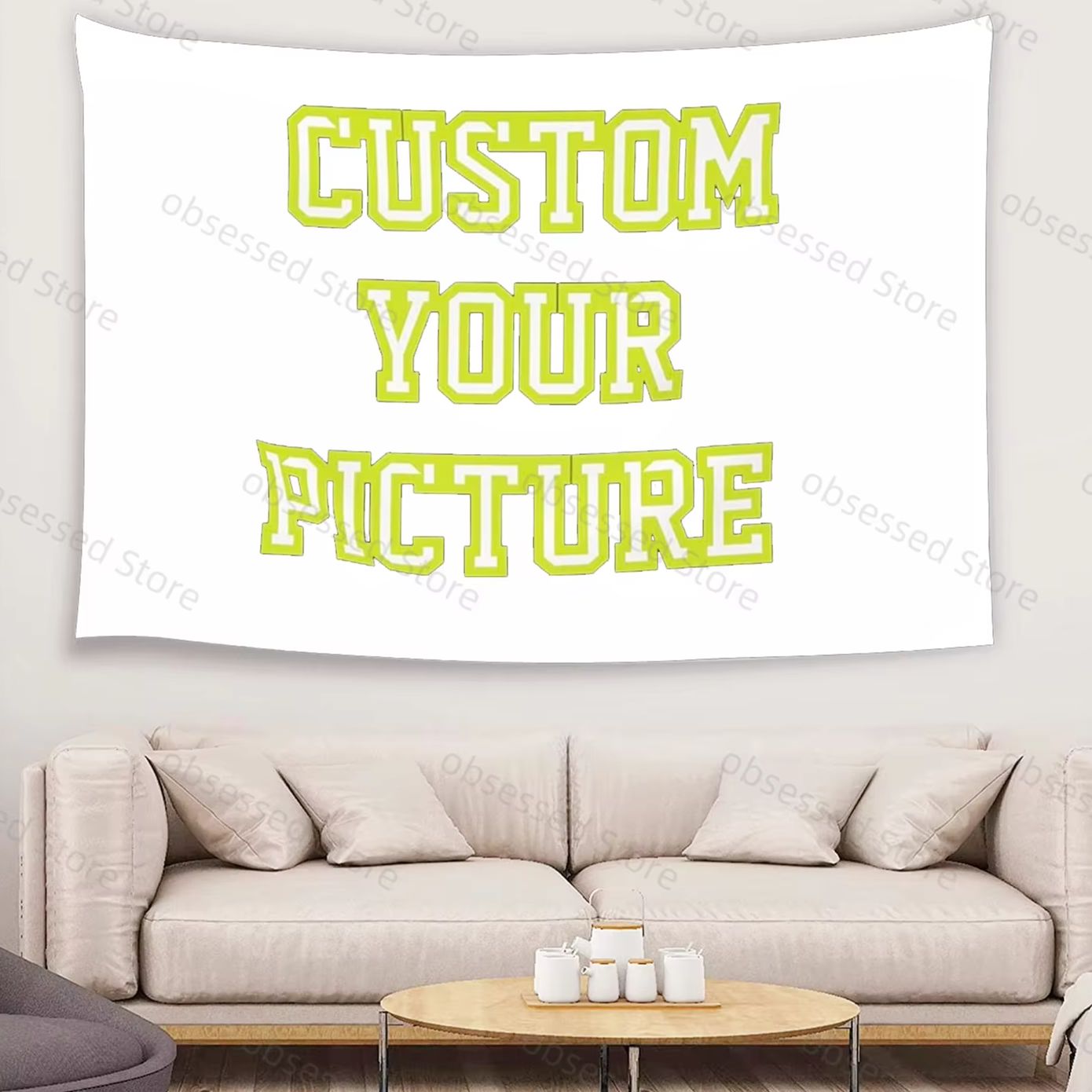 Home Textiles & Decorations - Maßgeschneiderter Wandteppichdruck für Ihre Bilder, Wanddekoration