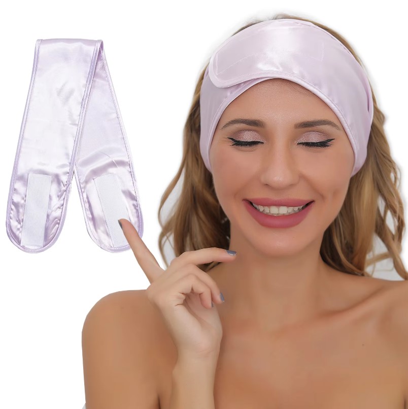 Home Textiles Face Towel - Seidiges, verstellbares SPA-Stirnband für Damen, ideal
